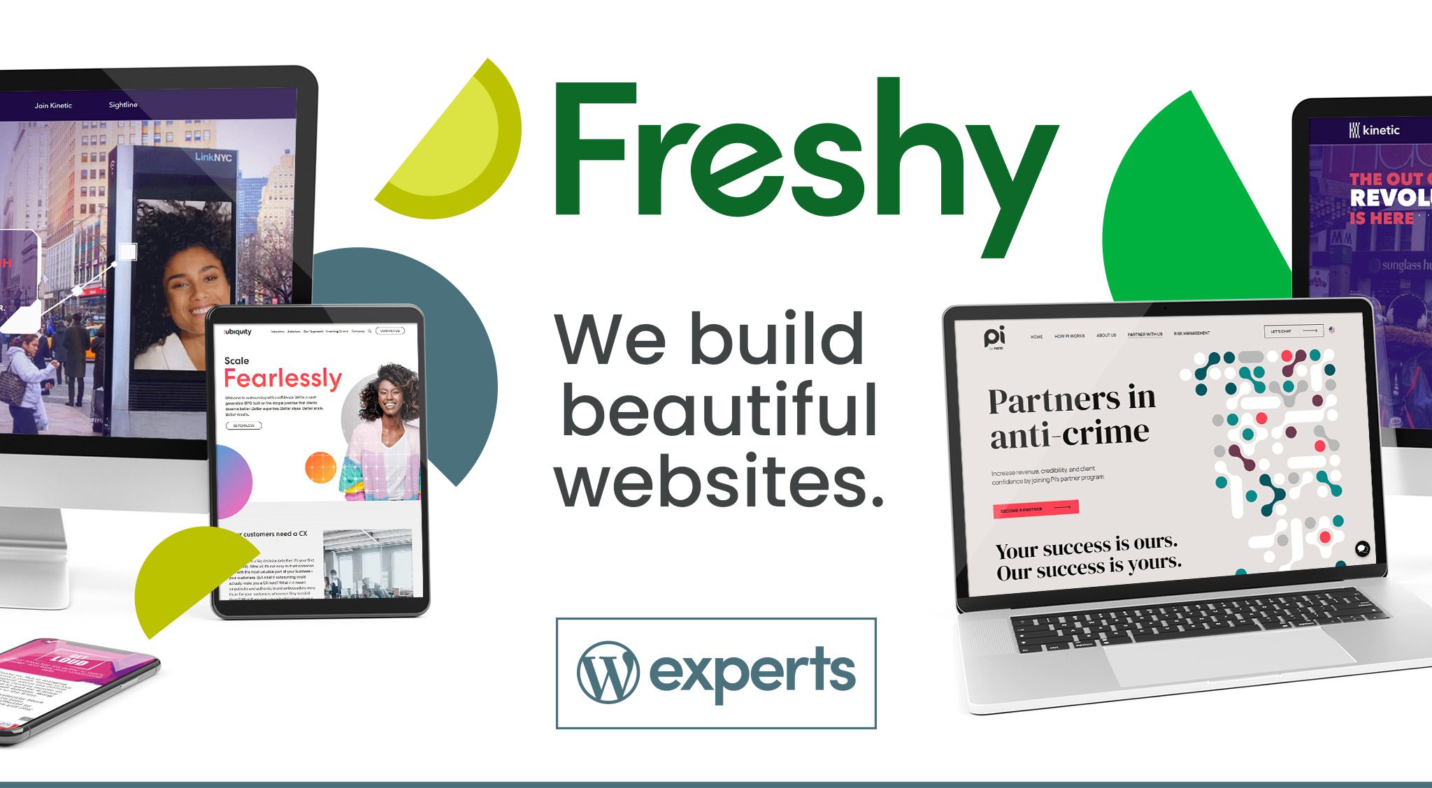 We build beautiful websites.