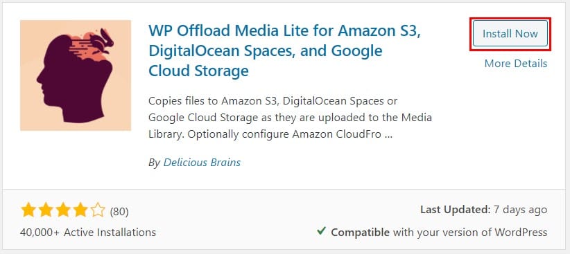 WP Offload Plugin by Delicious Brains.