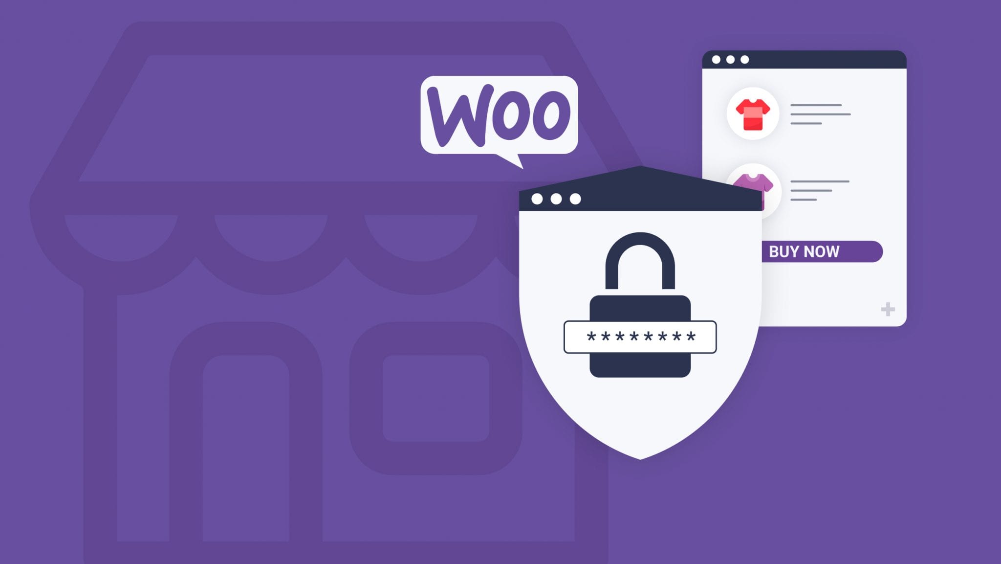 WooCommerce security being used on an online store